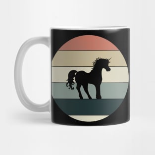 Retro style Vintage Unicorn Mug